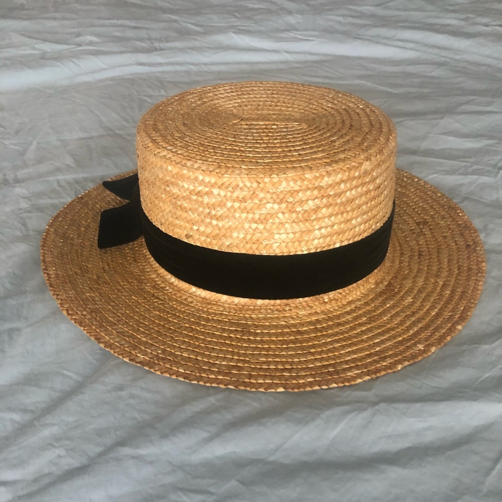NWT Lack of Color straw boater hat